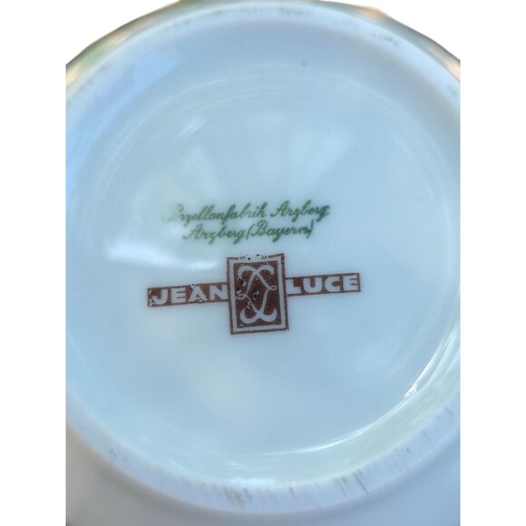 Jean Luce Art Deco Mid Century Teapot Pink/Black Starburst Pattern 1960's - Picture 4 of 5